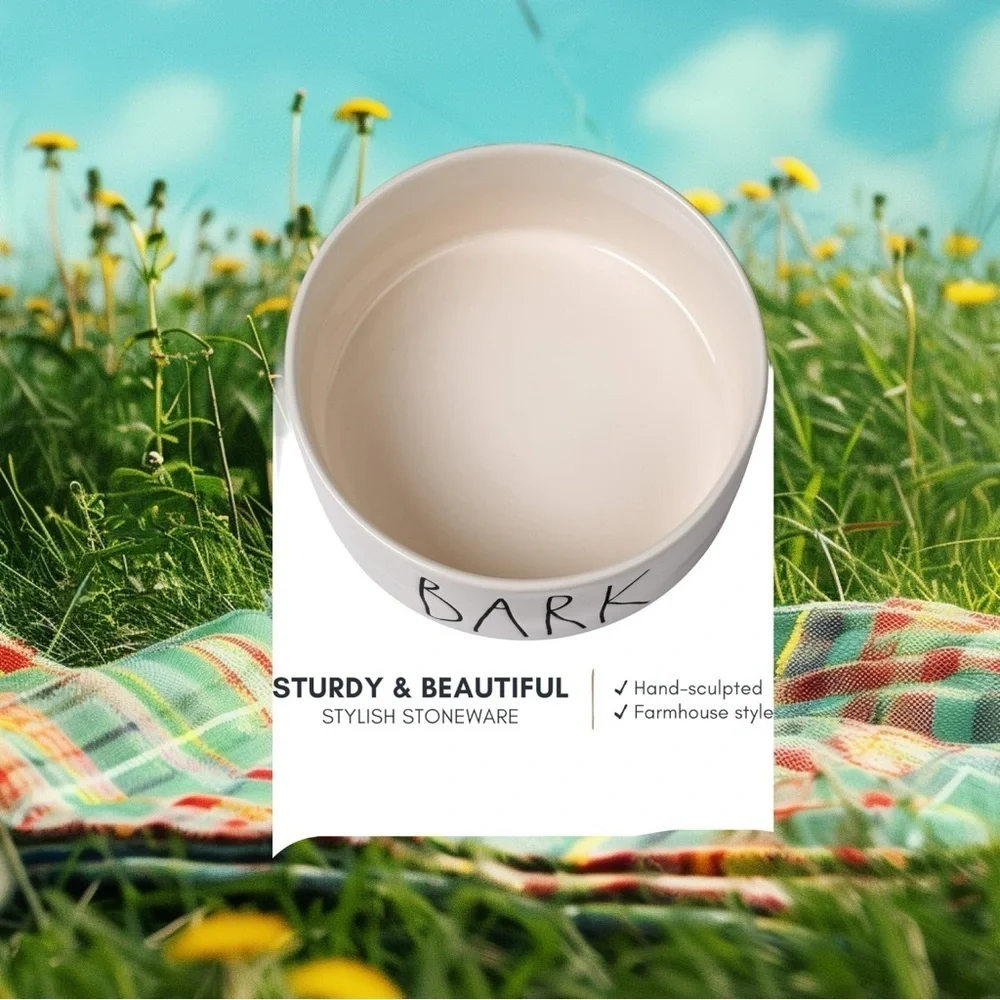 New Rae Dunn Dog Pet Bowl 